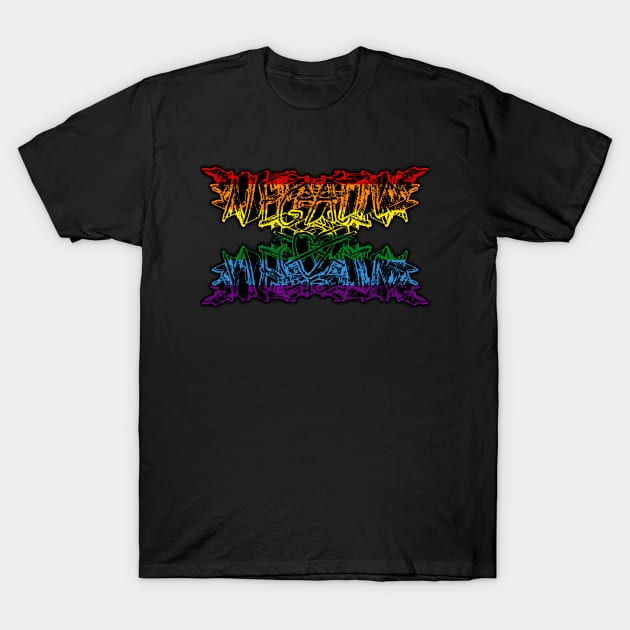 Negative Øhio Logo - Brutal Gay Pride T-Shirt by Negative Øhio Merch